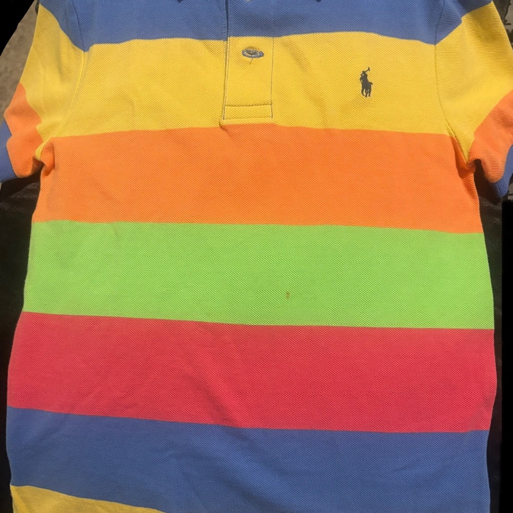 Polo by Ralph Lauren Boys' Multicolor Bold Stripe Polo